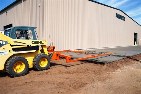 laser screed for skid steer|skid steer screed attachment.